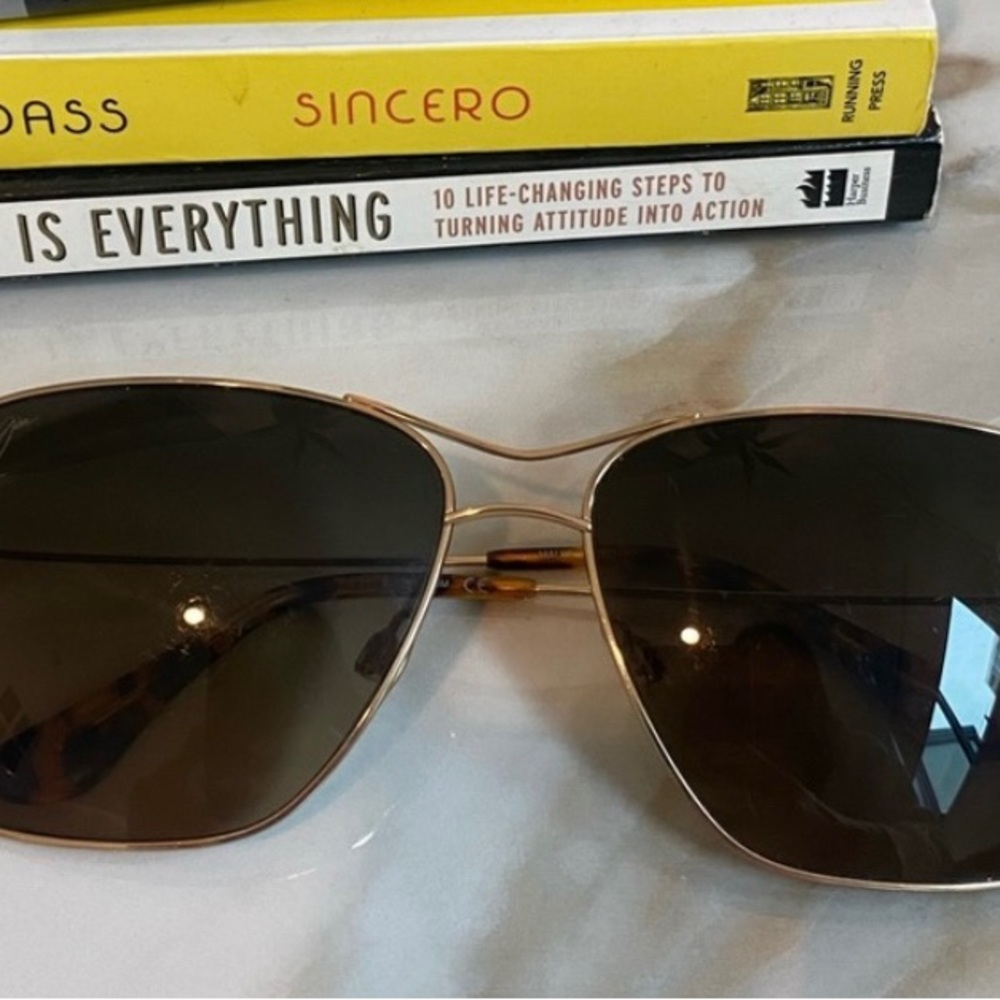 Maui Jim Wiki Wiki Polarized HCL Bronze Aviator Sunglasses